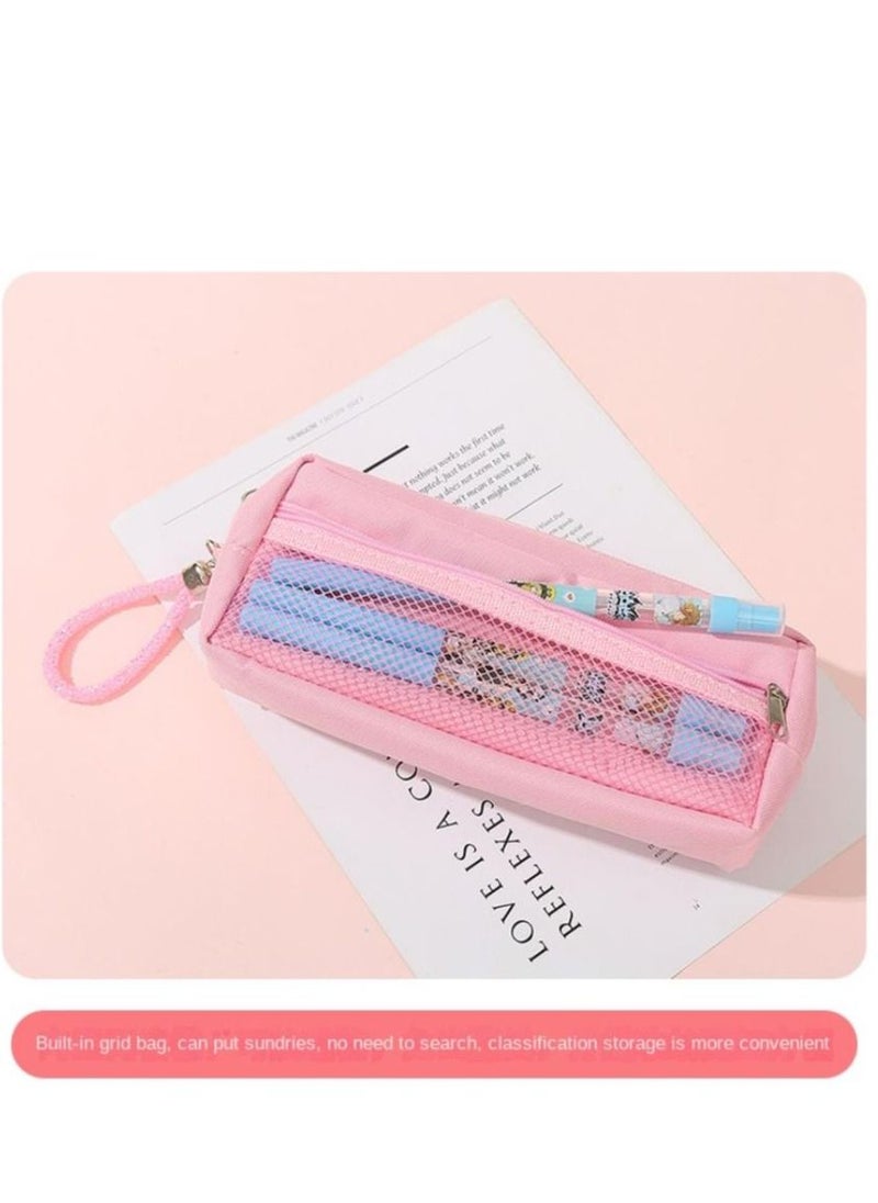 Y&D - Pencil Case Girls Large Capacity Stationery Case Primary School Students Multifunctional Pencil Case Wholesale Quicksand Pencil Case - Image 1