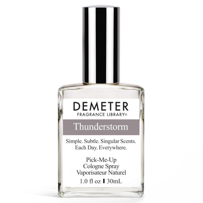 DEMETER Natural Perfume Spray Cologne for Women and Men, Thunderstorm, 1 oz - Image 1