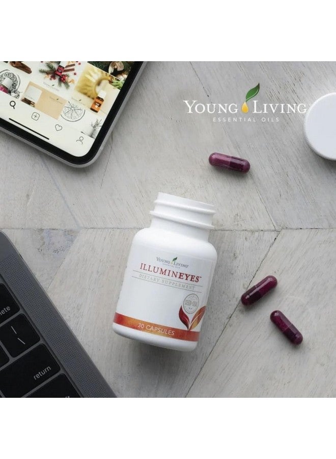 Young Living IlluminEyes - Eye Health Support - Blue Light Protection - Includes Lutein & Zeaxanthin - Helps Reduce Eye Strain - Vitamins A & C - Vision Care - 30 ct - Image 4