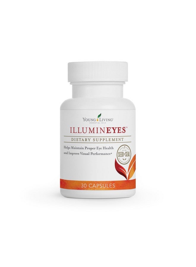 Young Living IlluminEyes - Eye Health Support - Blue Light Protection - Includes Lutein & Zeaxanthin - Helps Reduce Eye Strain - Vitamins A & C - Vision Care - 30 ct - Image 1