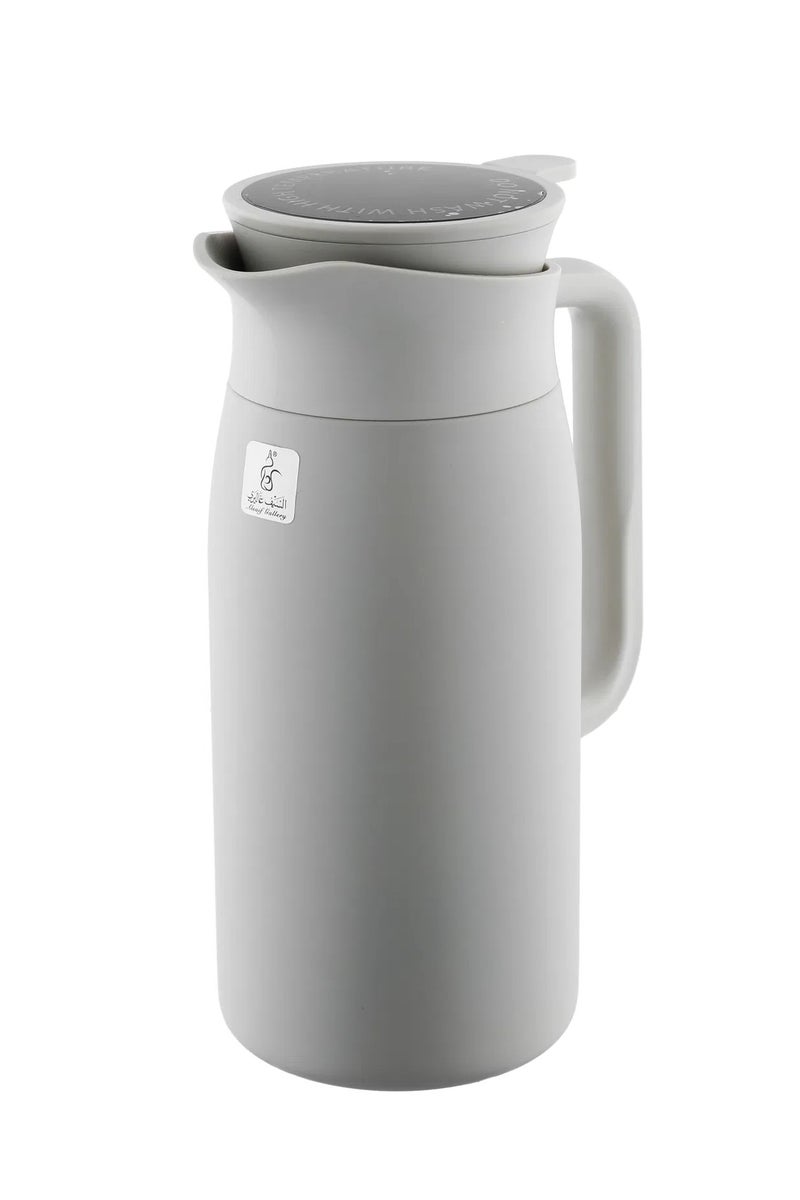 السيف غاليري ترمس رنا السيف غاليري، 1.5 لتر، حافظة داخلية استيل، هيكل خارجي استيل، شاشة لمس - رمادي فاتح - Image 4