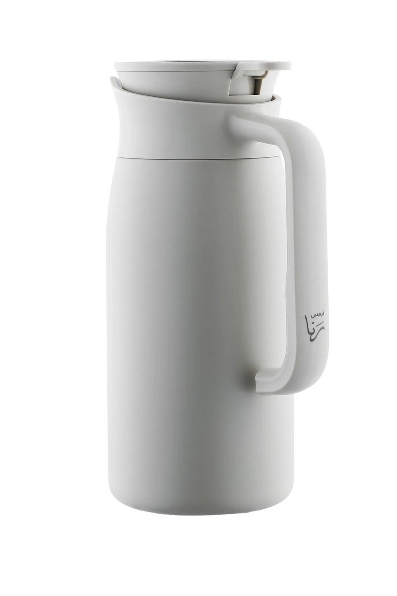 السيف غاليري ترمس رنا السيف غاليري، 1.5 لتر، حافظة داخلية استيل، هيكل خارجي استيل، شاشة لمس - رمادي فاتح - Image 3