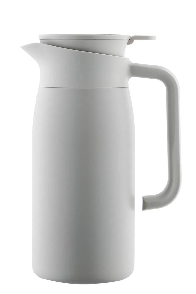 السيف غاليري ترمس رنا السيف غاليري، 1.5 لتر، حافظة داخلية استيل، هيكل خارجي استيل، شاشة لمس - رمادي فاتح - Image 1