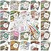 Liliful 144 Pcs Motivational Sayings Coloring Book Bulk for Adult DIY Art Stress Relief Drawing Book with Inspiring Patterns for Adults Party Favors Goodie Bag Filler and Holiday Gifts - Image 3