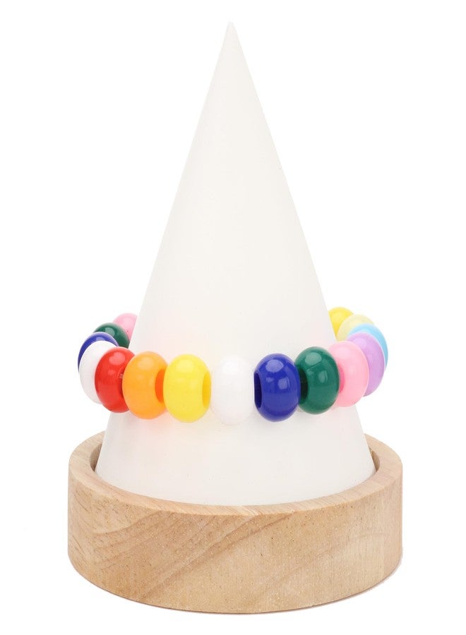 Craft Making Shop 300 Acrylic Large Hole Beads for Crafts and for Hair 10mm x 12mm Acrylic Barrel Beads with 5.7mm Large Hole, Glossy Primary Assortment - Image 4