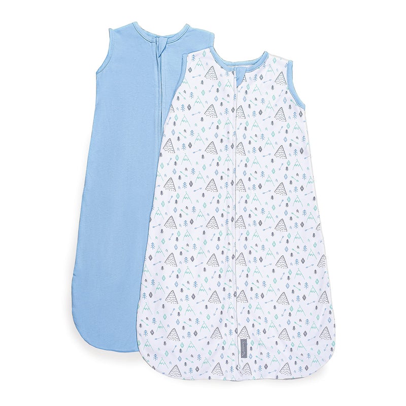 SwaddleMe by Ingenuity Night Sack Sleeper For Ages 612 Months 1624 Pounds Up to 30 Inches Long 2Pack Loosefit Baby Swaddle Sack Wearable Blanket