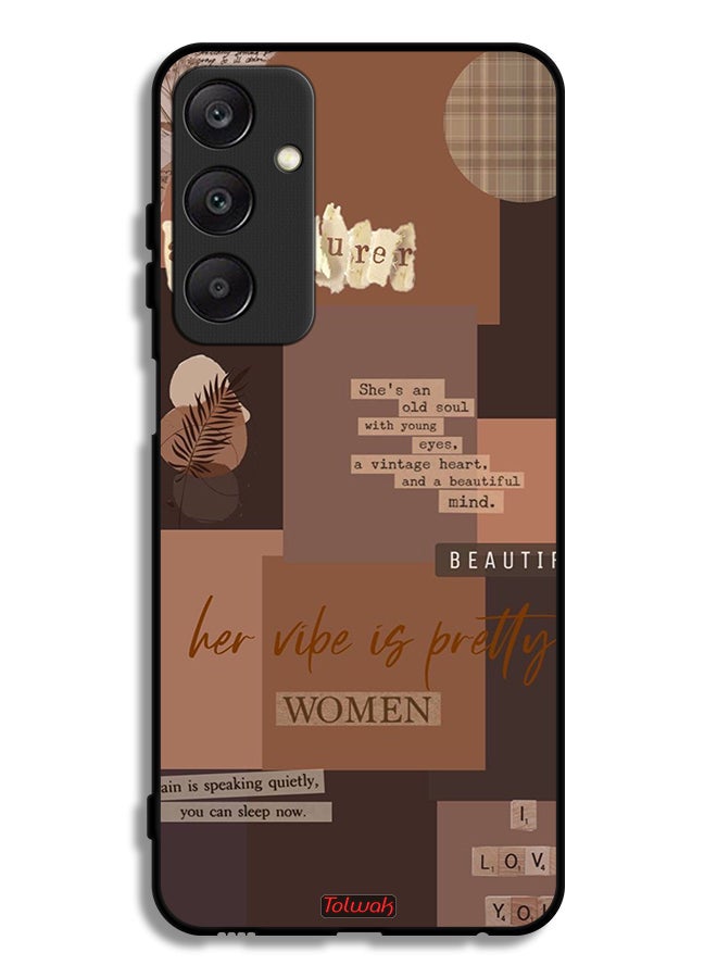 Tolwak Samsung Galaxy A25 5G Protective Case Cover Adventurer Women - Image 1