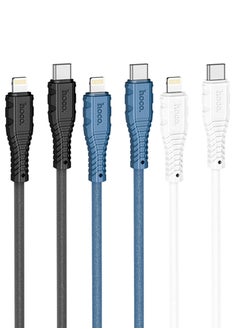 hoco. Nano PD silicone 20W fast charging data cable for iPhone  - Image 4