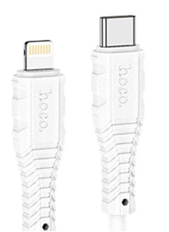 hoco. Nano PD silicone 20W fast charging data cable for iPhone  - Image 2