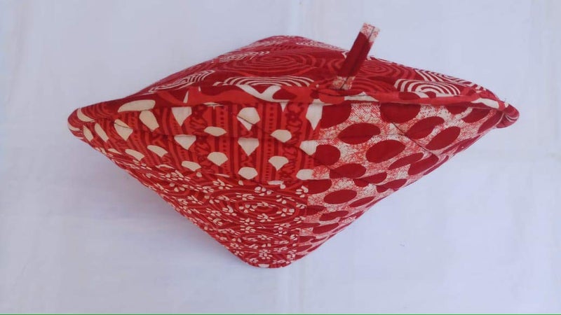 Malan Bai Mandala Tea Cozy Cover Hand Block Winter Tea Cozy Cotton Tea Kettle Warmer Pot Cover Hot Coffee Cover Handamde Kitchen Décor Brand: Malan Bai (Pattern 2) - Image 5