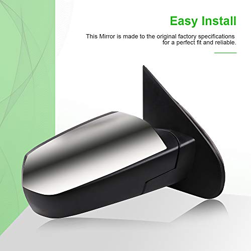 SCITOO Side View Mirror Passenger Side Mirror Compatible with 2014-2018 For Chevy Silverado 1500 2014-2017 For GMC Sierra 1500 Power Adjustment Heating - Image 3