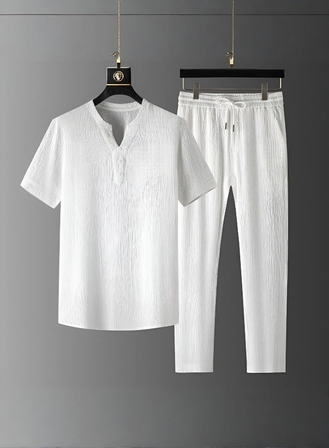 Loose Embroidered Two-Piece Set - Image 1