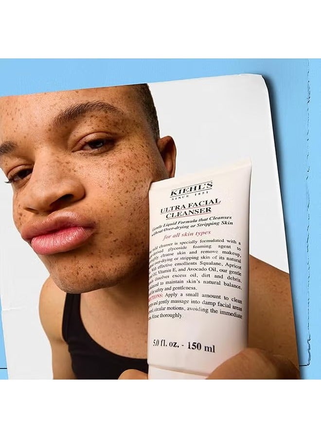 كييلز منظف الوجه الفائق، صيغة سائلة لطيفة تنظف دون تجفيف أو تجريد الجلد، 150 مل - Image 5