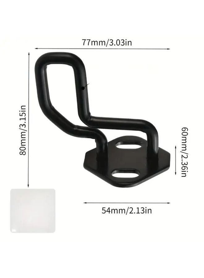 Heavy Duty Metal Bicycle Garage Hooks Wall Mounted Strong Load Bearing Storage Rack - Image 4