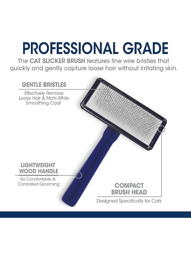 Four Paws Magic Coat Professional Series Slicker Brush For Cats & Kittens - Image 2