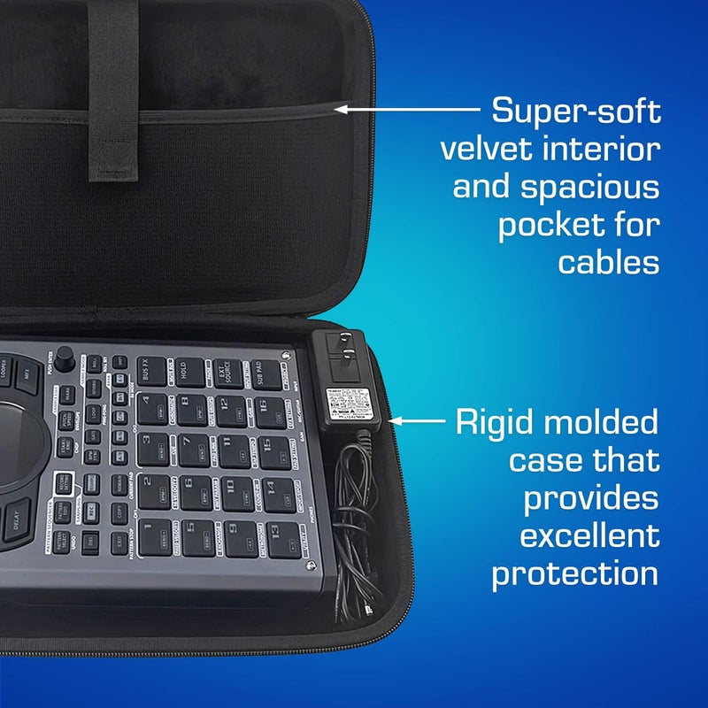 ANALOG CASES Roland SP-404 MKII/SP-404 Case - Custom-Fitted Compact PULSE Hard Case for Travel - Image 3