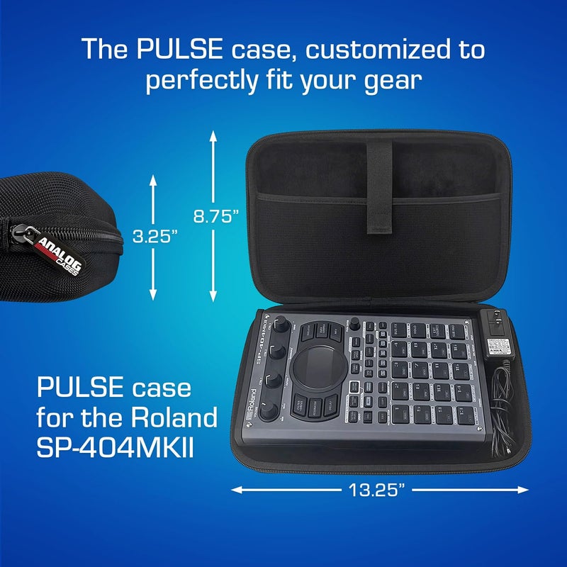 ANALOG CASES Roland SP-404 MKII/SP-404 Case - Custom-Fitted Compact PULSE Hard Case for Travel - Image 5