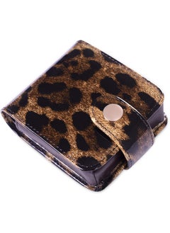 Cockatoo Cockatoo Leather Lipstick Case with Mirror Makeup Holder Portable Small Cosmetic Bag for Women More Colors 