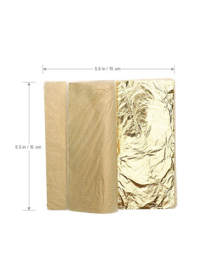 KABEER ART أوراق كابير آرت الذهبية المزيفة لتزيين الحرف اليدوية 25 ورقة - Image 3