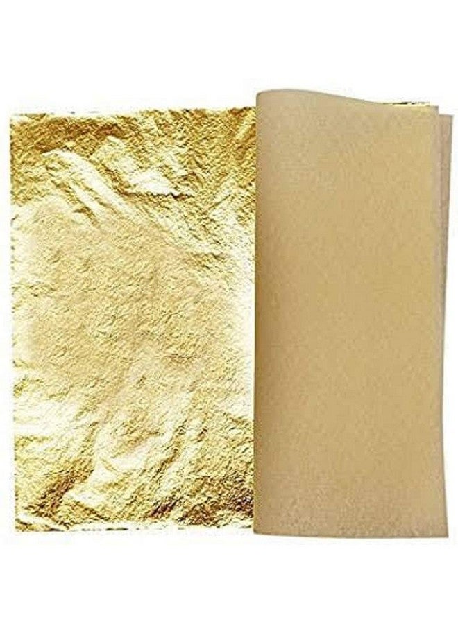 KABEER ART أوراق كابير آرت الذهبية المزيفة لتزيين الحرف اليدوية 25 ورقة - Image 1