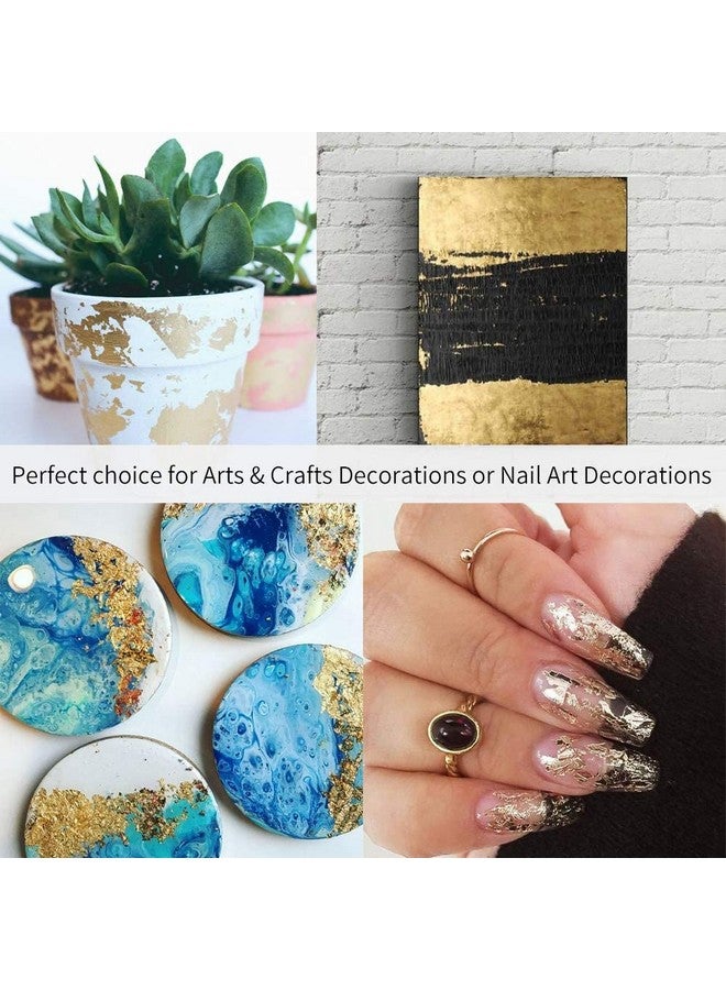 KABEER ART أوراق كابير آرت الذهبية المزيفة لتزيين الحرف اليدوية 25 ورقة - Image 4