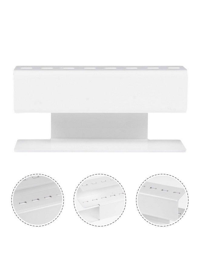 Beaupretty Eaupretty Eyelash Extension Tweezers Stand Holder 8 Holes Acrylic Tweezers Display Storage Tweezers Shelf Holder For Eyelash Extensions Supplies Accessories Tools White - Image 4
