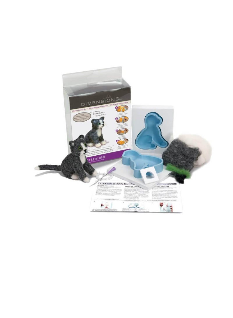 Dimensions Feltworks Needle Felting Kit Cat - Image 1