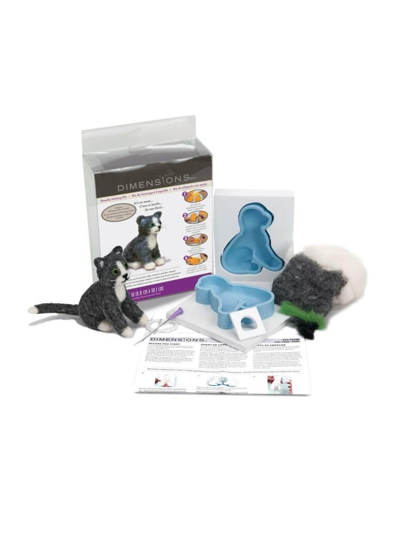 Dimensions Feltworks Needle Felting Kit Cat - Image 3
