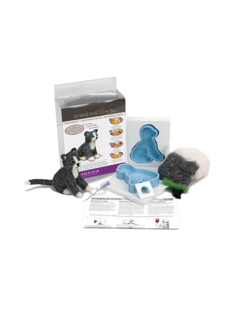 Dimensions Feltworks Needle Felting Kit Cat - Image 2