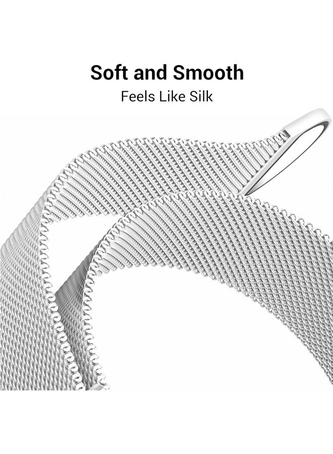 X-level 4 PCS Huawei Watch Strap Compatible with Huawei Watch 4 Pro/GT Runner/GT4 46mm/GT3 46mm/GT2 46mm Wrist Strap Compatible with Huawei Watch 3/Watch 3 Pro Bands for Huawei Watch GT2 Pro/GT3 Pro Bracelet/honor MagicWatch2, Magnetic Closure Adjustable Metal Band - Image 4