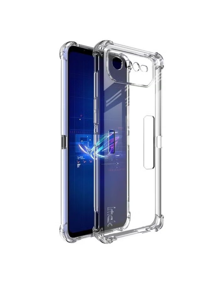 بروماس غطاء حماية لهاتف Asus ROG Phone 6 Pro imak حافظة بولي يوريثان شاملة مضادة للصدمات (شفاف)