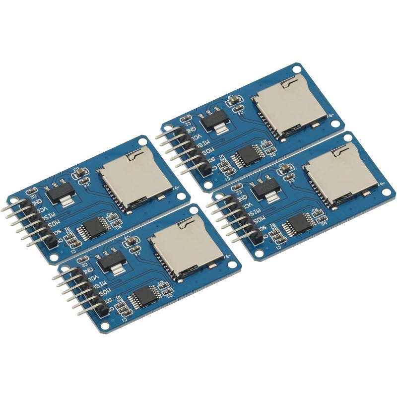6pcs Micro SD Card Reader Module 3.3V SPI Interface for Arduino Raspberry Pi ESP32 - Image 4