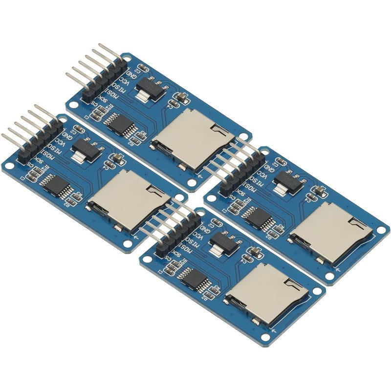 6pcs Micro SD Card Reader Module 3.3V SPI Interface for Arduino Raspberry Pi ESP32 - Image 2
