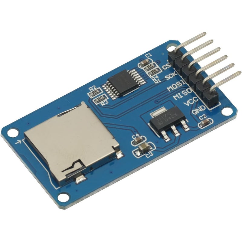 6pcs Micro SD Card Reader Module 3.3V SPI Interface for Arduino Raspberry Pi ESP32 - Image 3
