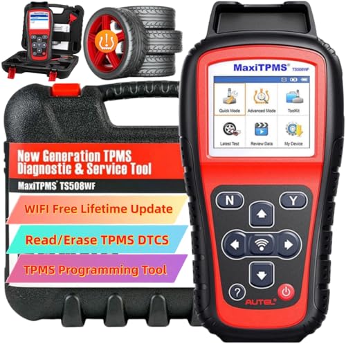 Autel TPMS TS508WF 2025 New, TPMS Programming Tool, Upgrade of TS501 Pro, TS408S, Activate/Relearn Autel TPMS Sensors, Read/Clear TPMS Code, Free Lifetime Update, TPMS Relearn Tool, TPMS Programmer - Image 1