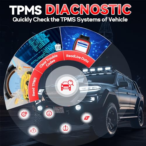Autel TPMS TS508WF 2025 New, TPMS Programming Tool, Upgrade of TS501 Pro, TS408S, Activate/Relearn Autel TPMS Sensors, Read/Clear TPMS Code, Free Lifetime Update, TPMS Relearn Tool, TPMS Programmer - Image 3