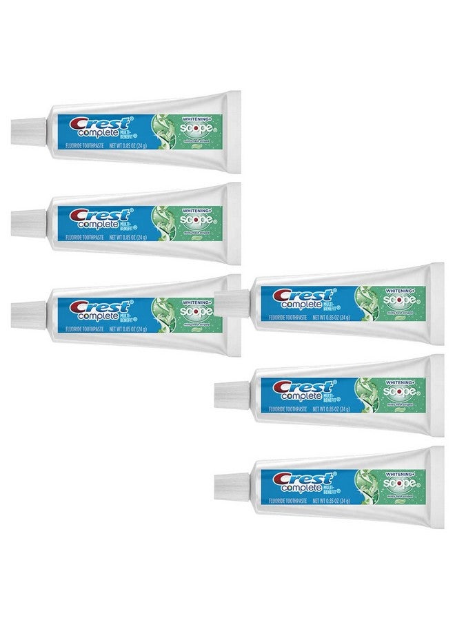 كرست معجون أسنان كامل لتبييض الأسنان بنكهة النعناع، بحجم مناسب للسفر. 85 أونصة (24 جرامًا) - عبوة من 6 قطع - Image 5