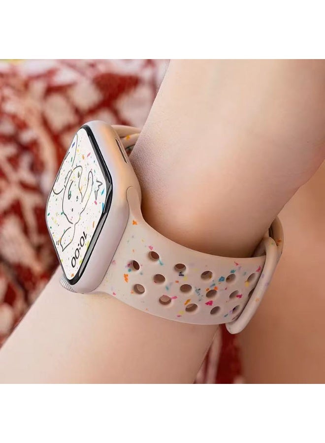 Watch Band Compatible for Apple Watch Series Band 38mm 40mm 41mm 42mm women, Genuine Leather Double Tour Designed Slim Replacement Strap for iWatch Series10 9 8 7 6 SE  - Image 2