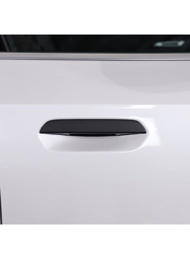 Sekhyna Exterior Door Handle Cover Moulding Compatible with BMW X1 F48 2023 2024 ABS 4PCS,Carbon Fiber Style Door Handle Trim Frame,Outer Door Handle Anti-Scratch Protection Cover Trim (Matte Black) - Image 3