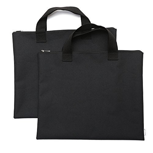 Augbunny 600D Portfolio Waterproof With Handle And Zipper For Student and Artist 2-pack - Image 1