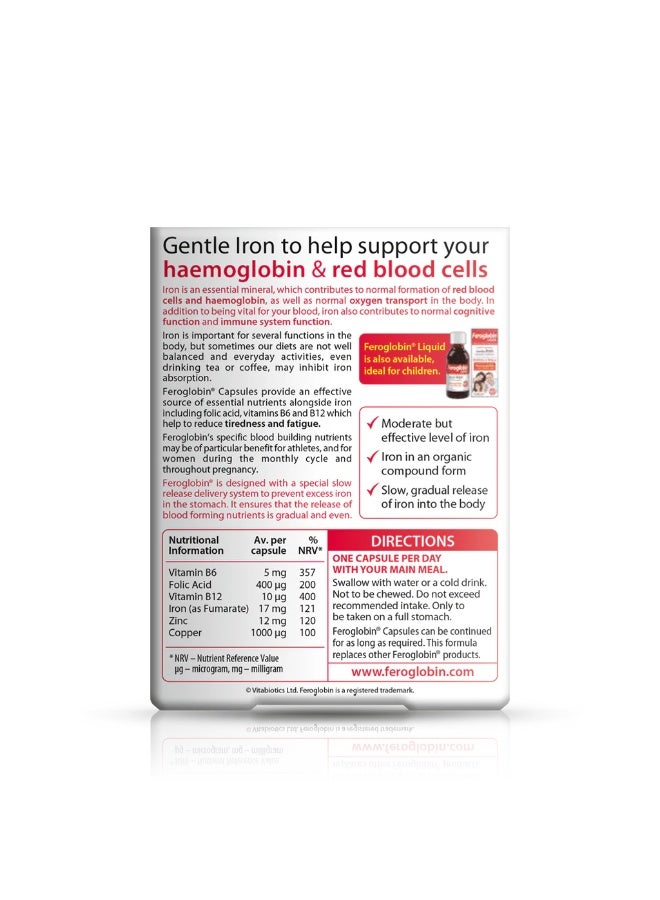 VITABIOTICS FEROGLOBIN CAPSULE 30'S - Image 2