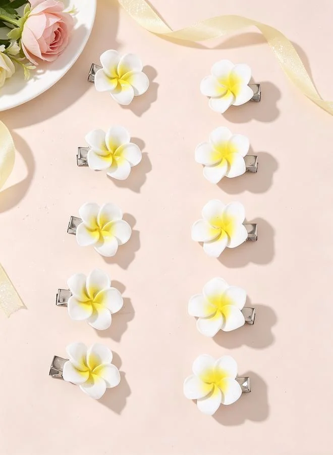 تايك تو Set of 10 - Flower Hair Clips