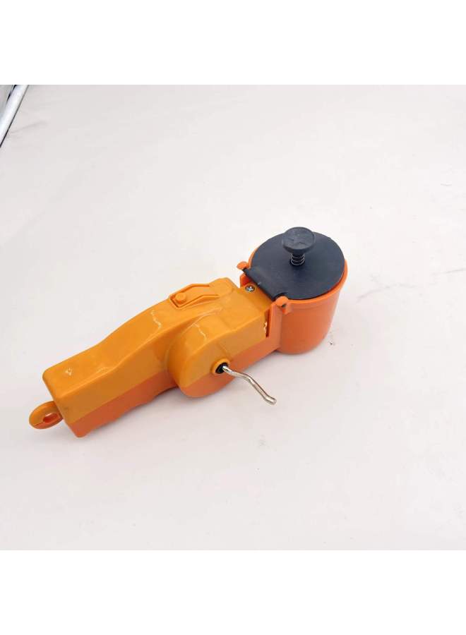 Taiji Ink Bucket Bamboo Ink Bucket Plastic Ink Bucket Dragon Pattern Ink Bucket Automatic Ink Bucket Woodworking Line Drawing Tool Portable-Model:Yellow Plastic Ink Fountain 10m-iron Changing Hands  - Image 1