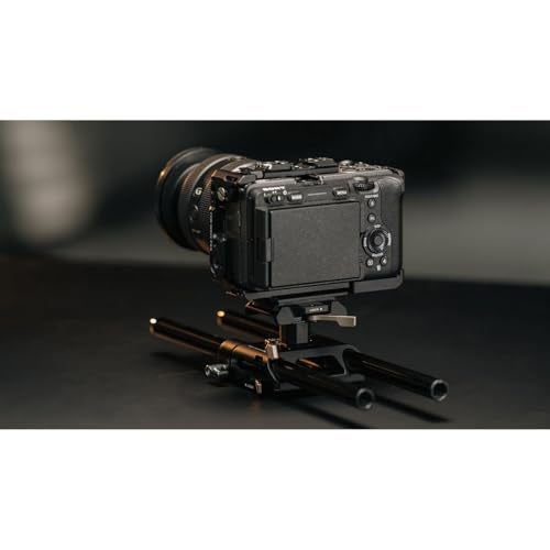 Tilta 15mm LWS Arca Height Adjustable Baseplate Black Compatible with DJI Standard ARCA Plates and Tilta Cages 15mm Rod and Dovetail Support Includes Safety Pin - Image 3