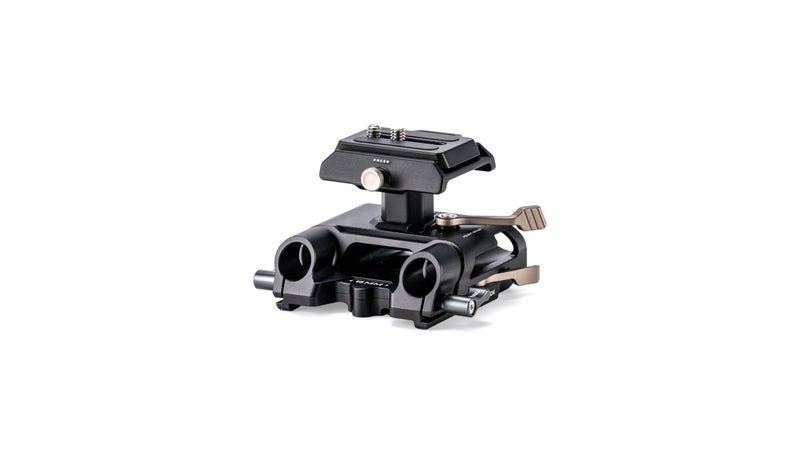Tilta 15mm LWS Arca Height Adjustable Baseplate Black Compatible with DJI Standard ARCA Plates and Tilta Cages 15mm Rod and Dovetail Support Includes Safety Pin - Image 2