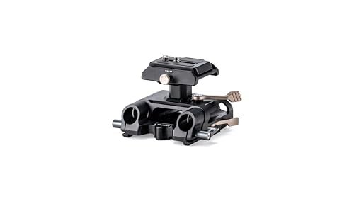 Tilta 15mm LWS Arca Height Adjustable Baseplate Black Compatible with DJI Standard ARCA Plates and Tilta Cages 15mm Rod and Dovetail Support Includes Safety Pin - Image 1