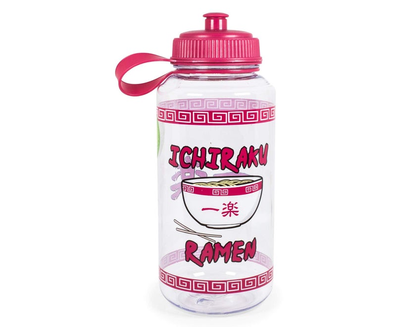 JUST FUNKY Naruto Shippuden Ichiraku Ramen Water Bottle | BPA-Free Large Plastic Water Jug With Screw Top Lid | Hydration For Outdoor Sports  Gym  Yoga | Holds 32 Ounces - Image 1