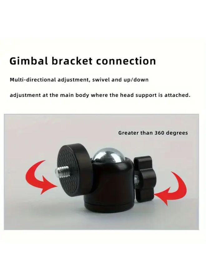 Wall Mount Projector Bracket 360 Rotation 90 Tilt 13 78inch Arms Black 4kg Capacity - Image 5