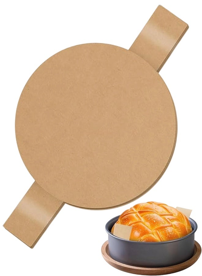 100Pack 8inch Round Parchment Paper with Handles, Sourdough Bread Sling, Nonstick Baking Paper for Dutch Oven, Cake Pan, Airfryer, Loaf pan, Tortilla Press, Crock pot - Image 1