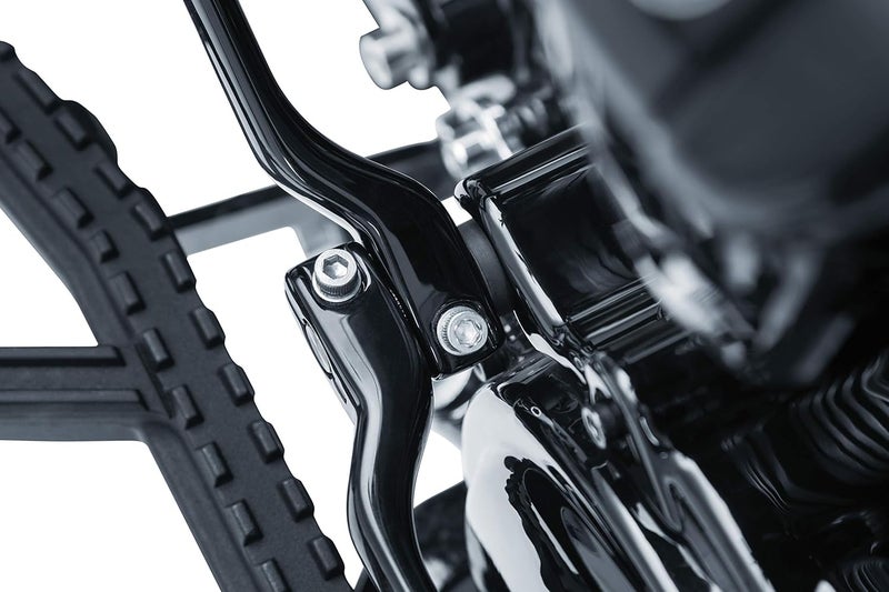 Kuryakyn 6433 Precision Heel Shift Eliminator for Harley-Davidson Touring & Trike Motorcycles, Gloss Black - Image 2